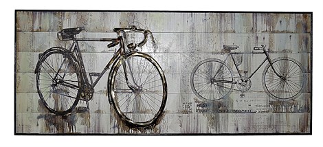 Bisiklet Ahşap Tablo